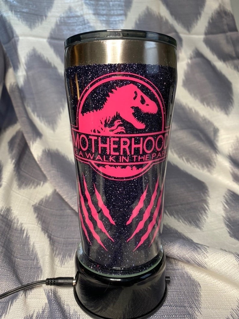 Download Motherhood is a walk in the park tumbler l Jurassic Park ...