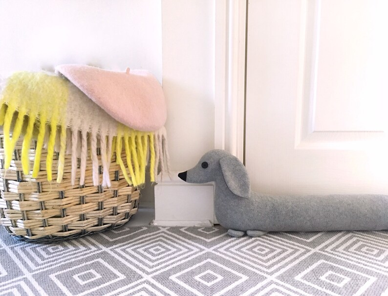 Dachshund Door Draft Stopper Handmade Sausage Dog Draught Etsy UK