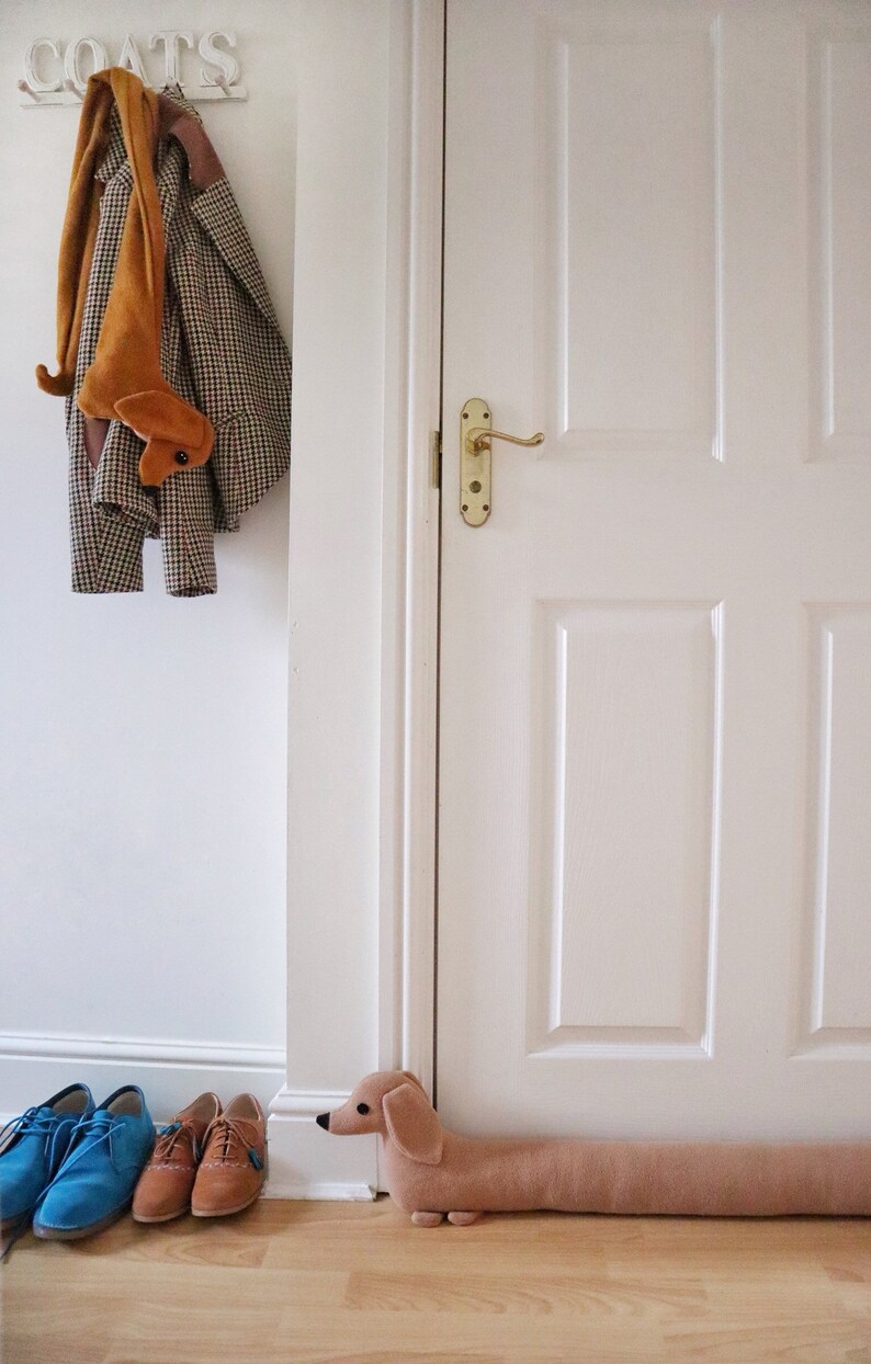 Dachshund Door Draft Stopper Handmade Sausage Dog Draught Etsy UK