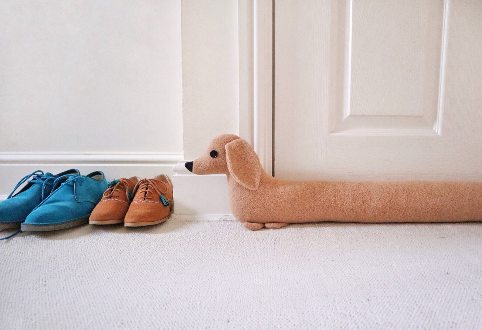 Dachshund Door Draft Stopper Handmade Sausage Dog Draught Etsy