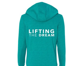 Societee Hashtag Gymnastics Sports Cute Girls Toddler Hooded Sweatshirt