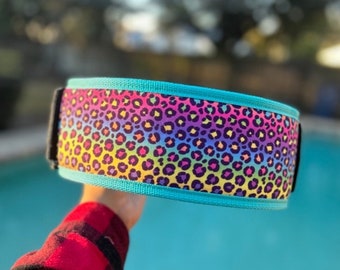 Cinturón de levantamiento de pesas personalizado de 4 pulgadas, estampado de leopardo, correa de soporte de nailon.