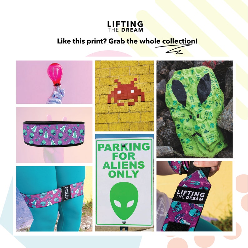 Alien Galaxy Wrist Wraps | Weightlifting, Powerlifting Support - Etsy