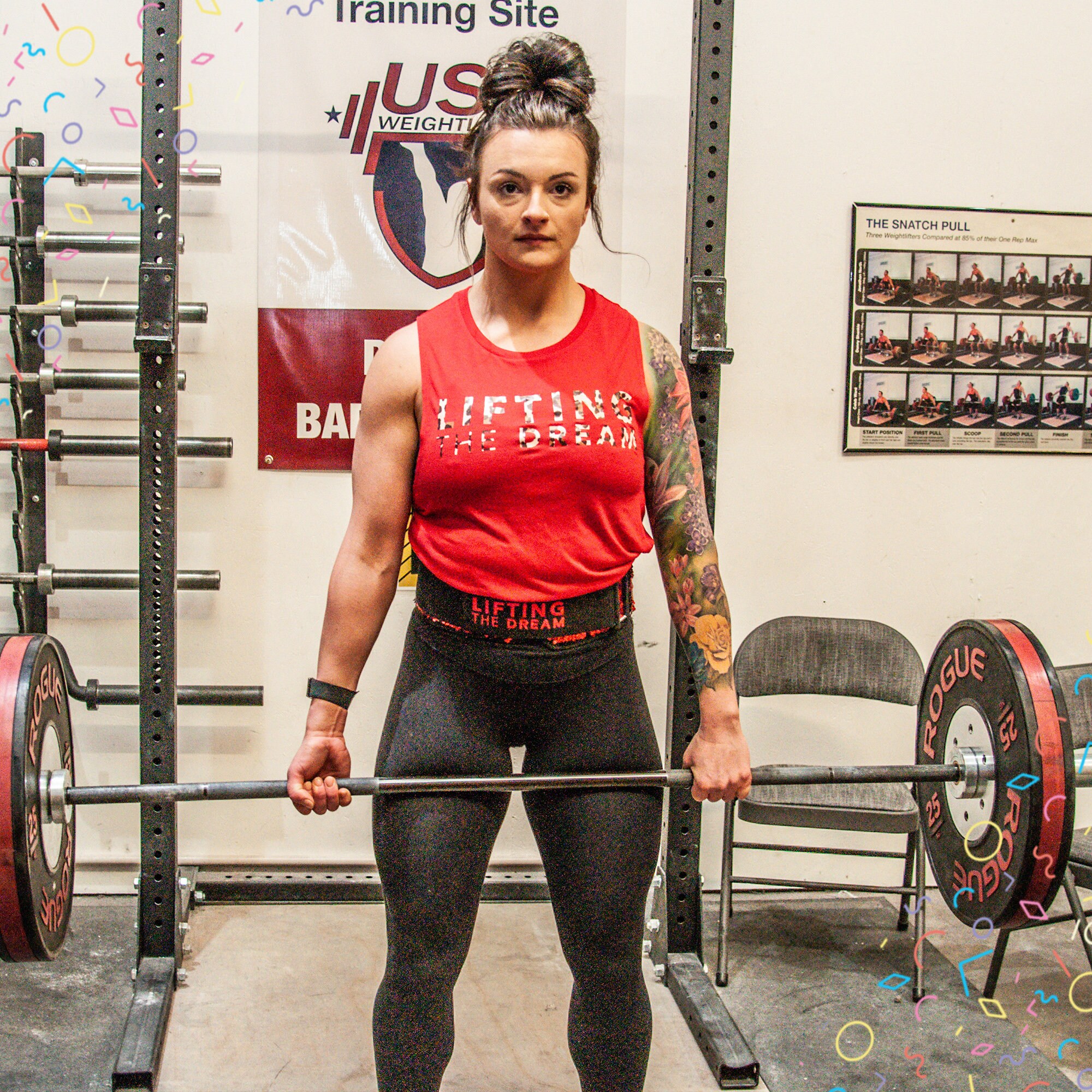 Red Sequin Belt Black Sequin Lifting Belt Sparkle Israel, 42 OFF