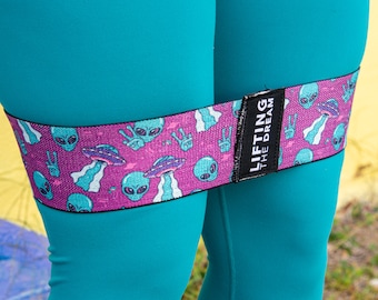 Aliens Glute Band, Alien Booty Band, Resistance Band, Squat Band, Glute Exercise Band, Alien Resistance Band, Accessory Work