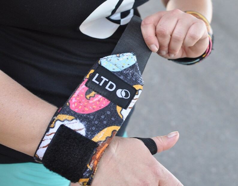 Donut Wrist Wraps Fitness Wrist Wraps Wrist Wraps Etsy Canada