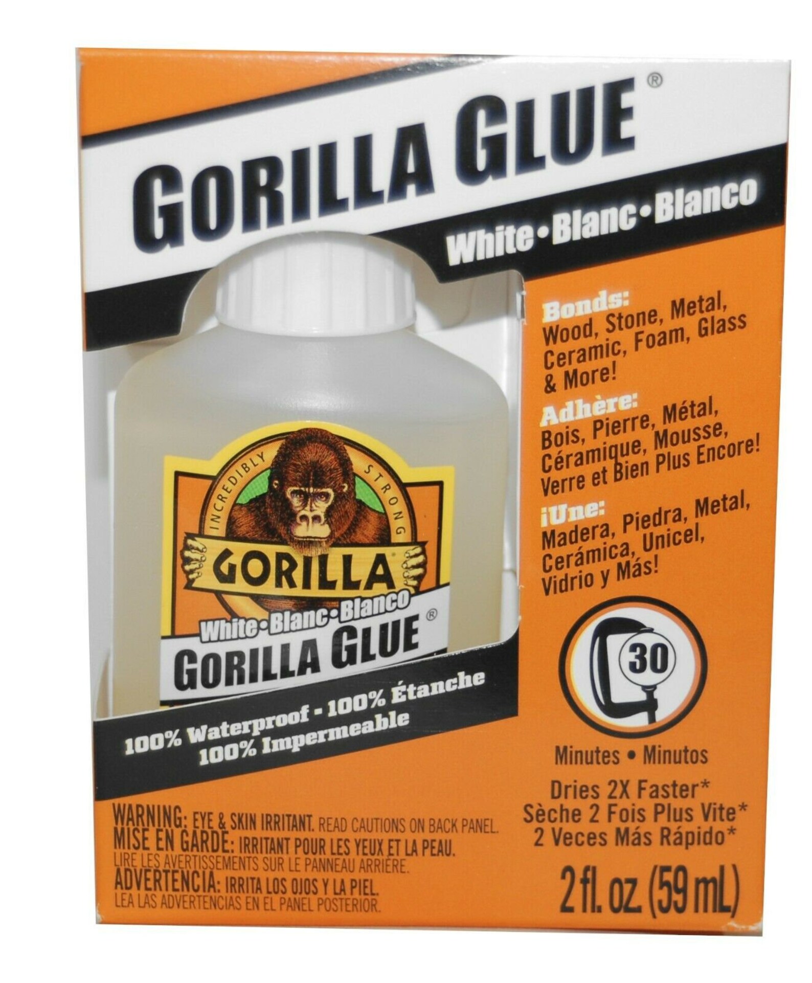 Gorilla Glue White Formula Dries 2x Faster Etsy