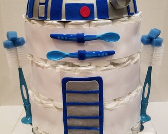 star wars diaper cake