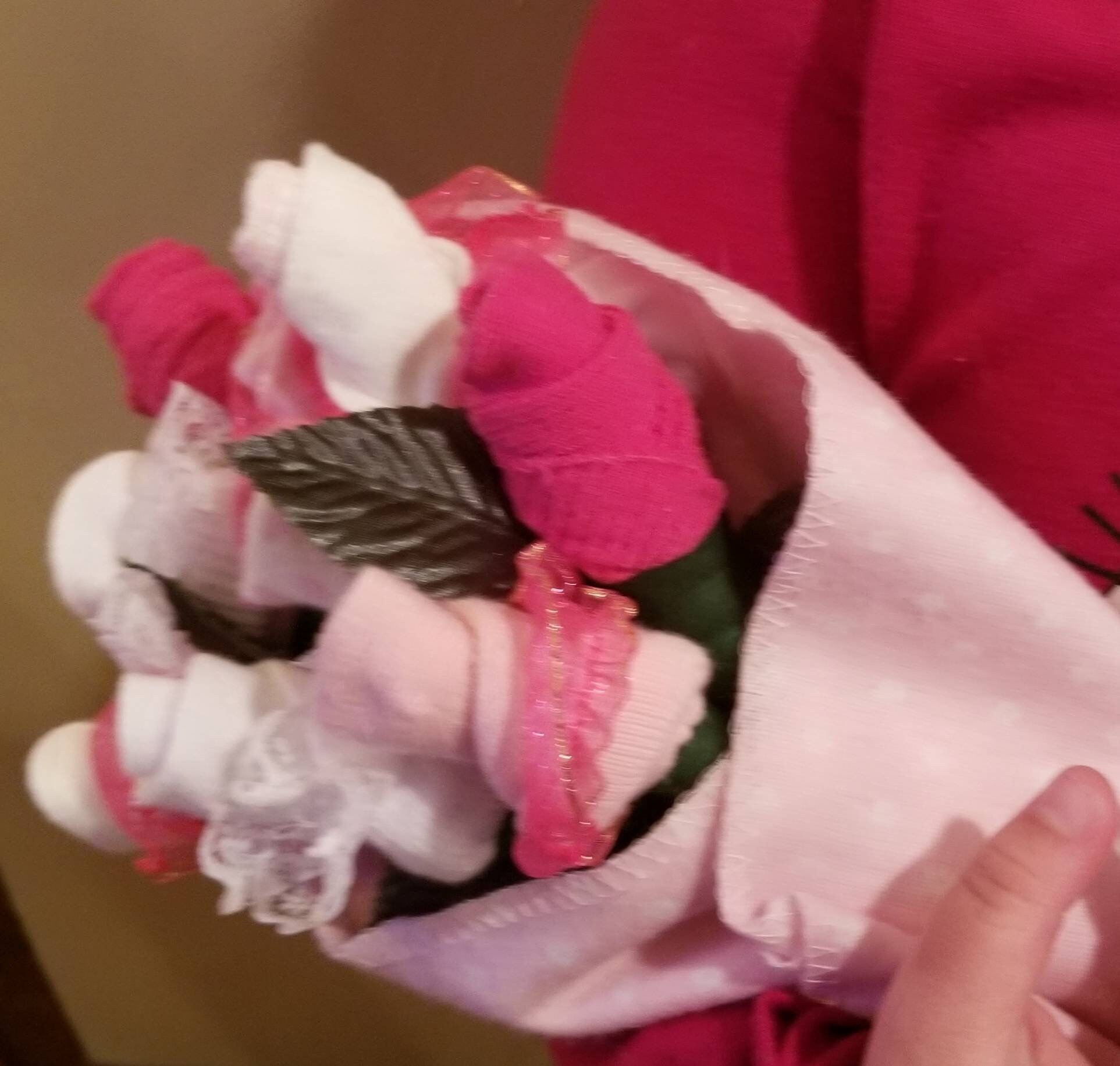 Sock Rose's Bouquet Baby Bouquet Baby Sock Bouquet Gift Etsy