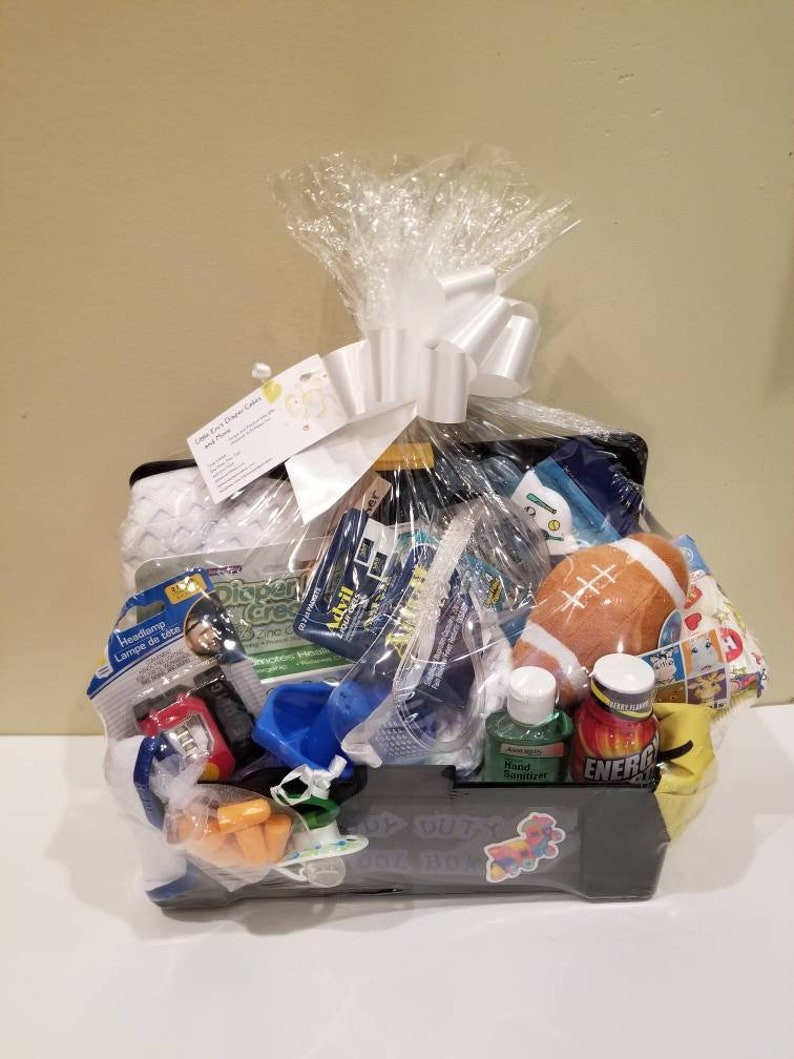 Daddy diaper Duty Toolbox Daddy to Be Gag Gift Daddy Baby Etsy