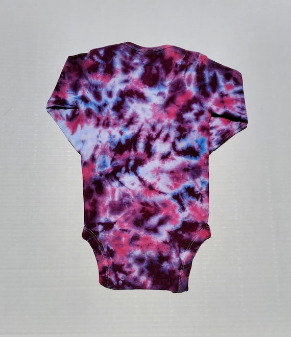 Tie Dye 6-9 Month Baby rainbow long sleeved onesie baby tye dye boho baby infant bodysuit hippy baby rainbow tie dye kids tie dye