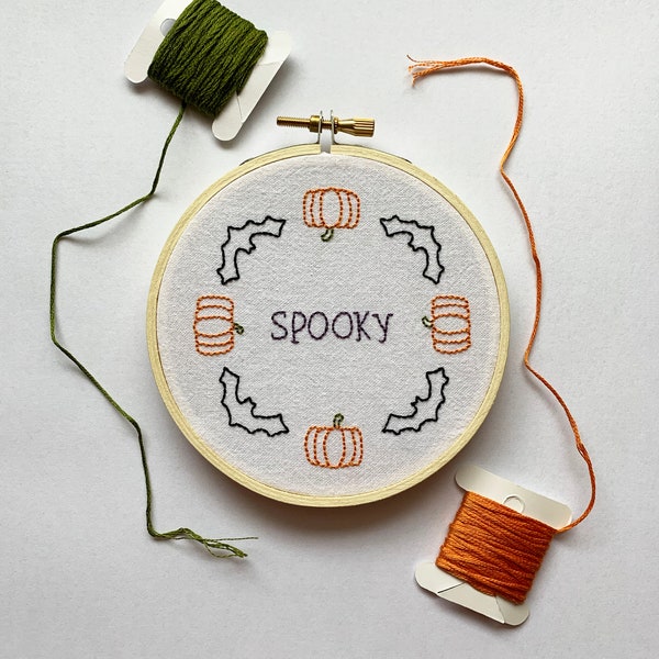 EMBROIDERY PATTERN - Spooky