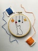 EMBROIDERY KIT - Cat and Planets 