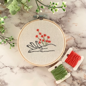 EMBROIDERY KIT - Blooming