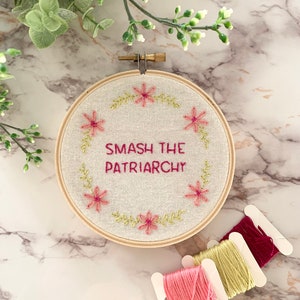 EMBROIDERY KIT - Smash the Patriarchy