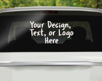 custom window decal etsy