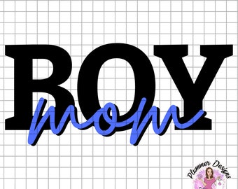 Boy Mom, Boy, Mom, Digital Download, Sublimation Download, Sublimation, PNG, JPG, Clipart, Digital