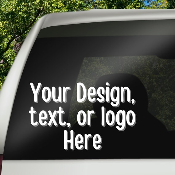 Custom car decals and stickers - Vinyl car stickers