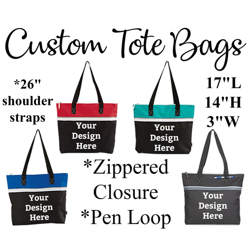 Custom Tote Bag Free Shipping Custom Totebag Custom Tote | Etsy