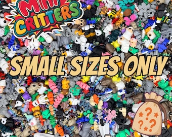 3D Printed Animals, Mini Articulating Critters, Mini Articulating Animals, 3D Printed Fidget Pets, Desk Toys, Mini 3D Printed Animals, Small