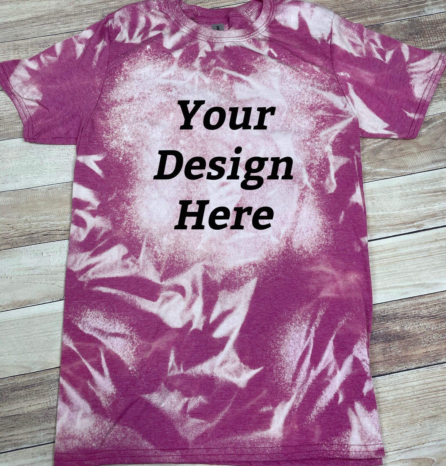 bleached t shirts