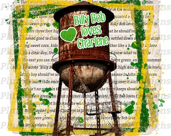 Billy Bob Loves Charlene, Billy Bob Loves Charlene PNG, Billy Bob Loves Charlene Sublimation Download, Billy Bob Loves Charlene JPG