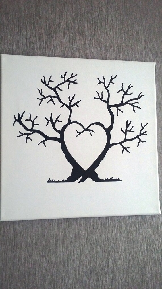 Livre D Or Arbre A Empreintes Mariage Anniversaire Etsy
