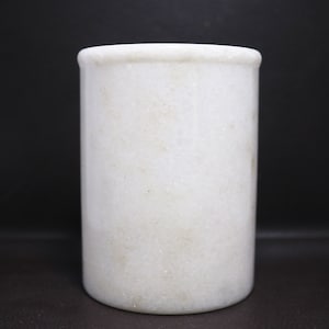 Creative Home Natural Marble Tumbler Toothbrush Holder Makeup Brush Holder Pen Stand Bathroom Countertop Organizer