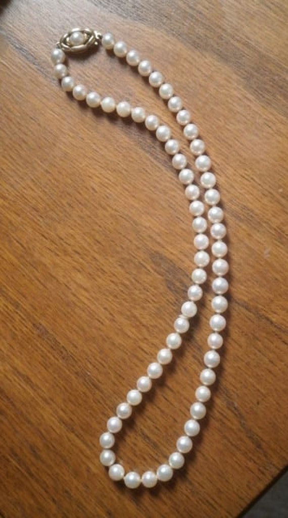 World FREEPOST! Vintage Akoya natural pearls neckl
