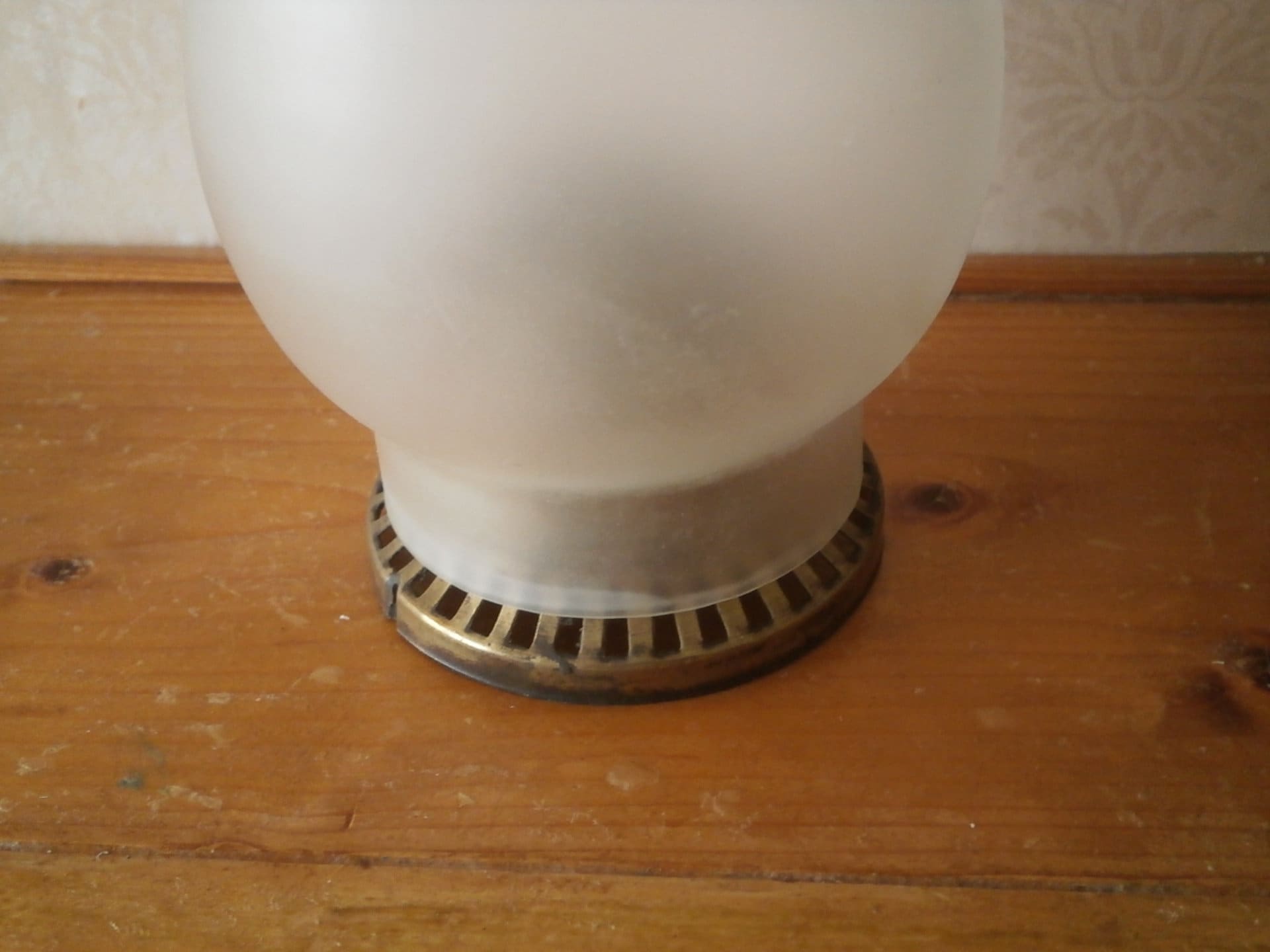 Antique Oil lamp frosted glass Chimney pipe and Beaconlite Etsy