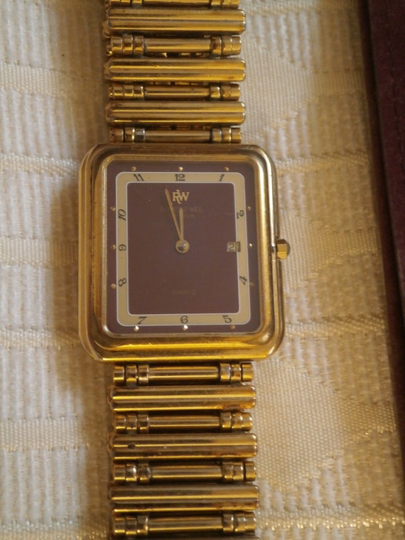 Raymond Weil 18k Gold Plated MENS Wrist Watch #9983, 1983 - Etsy Raymond Weil 18k Gold Plated MENS Wrist Watch #9983, 1983 - Etsy