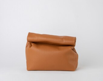 Taba Leather Lunch Bag