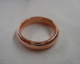 6mm Copper Healing Ring - Domed Heavy Bands adding Sunshine, Protection, Love and Energy into Your Life