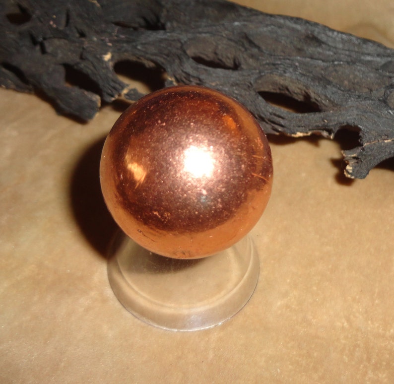 Copper Large Spheres For Therapeutic and Metaphysical Meditation in Various Sizes