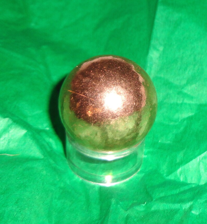 Copper Large Spheres For Therapeutic and Metaphysical Meditation in Various Sizes
