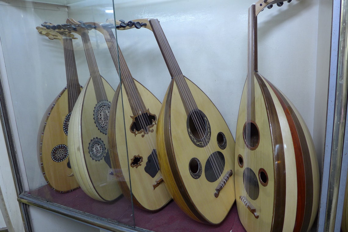 Egyptian Lute OUD Rose Wood Coconut Wood and Egyptian Etsy