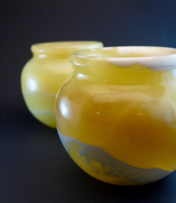 Egyptian Vase Alabaster Stone Hand Made With A Fine Polish Etsy