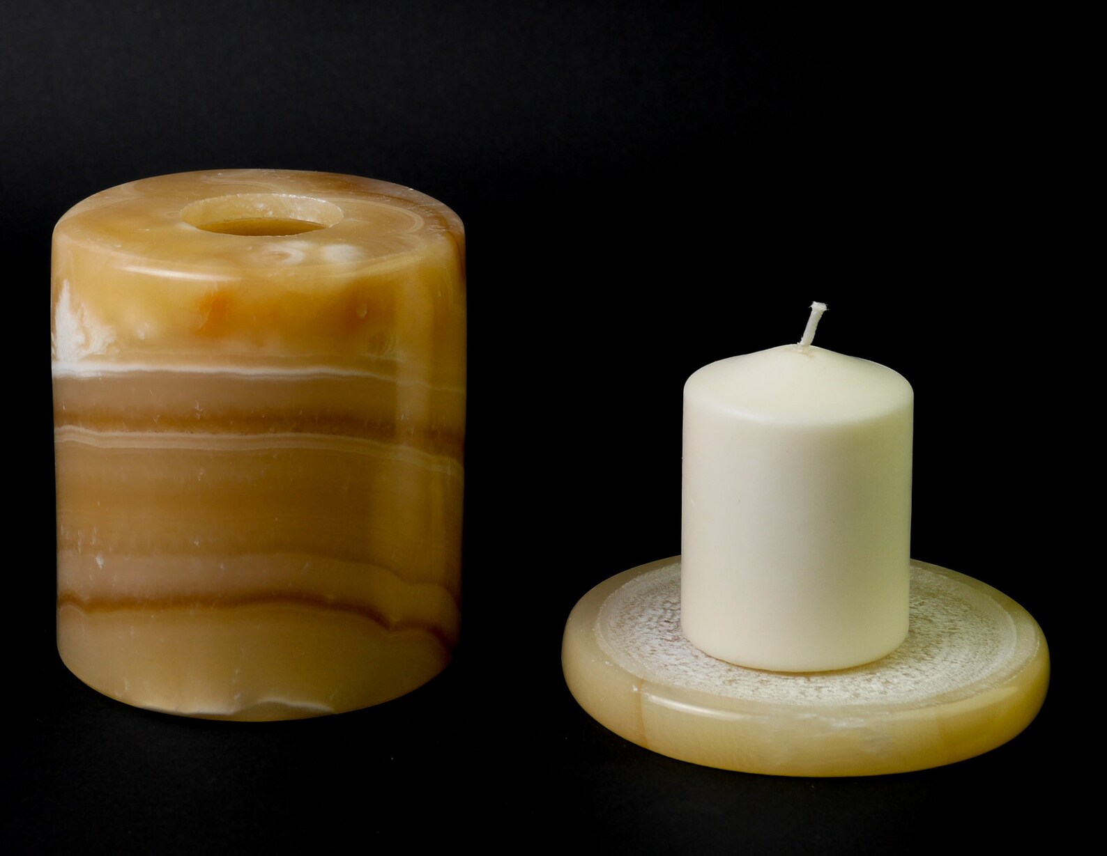 Alabaster Candle Holder Etsy