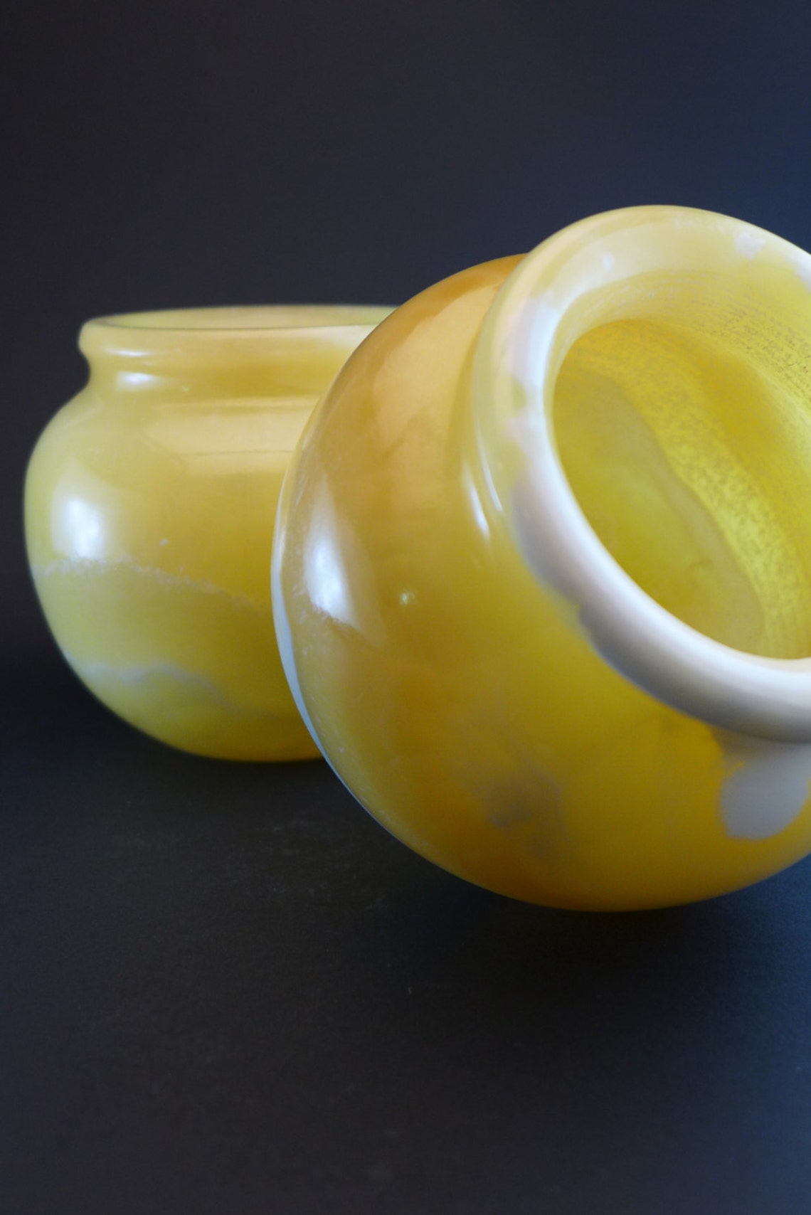 Egyptian Vase Alabaster Stone Hand Made With a Fine Polish Etsy