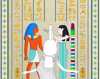 ALTES ÄGYPTEN - Malbuch für Erwachsene
