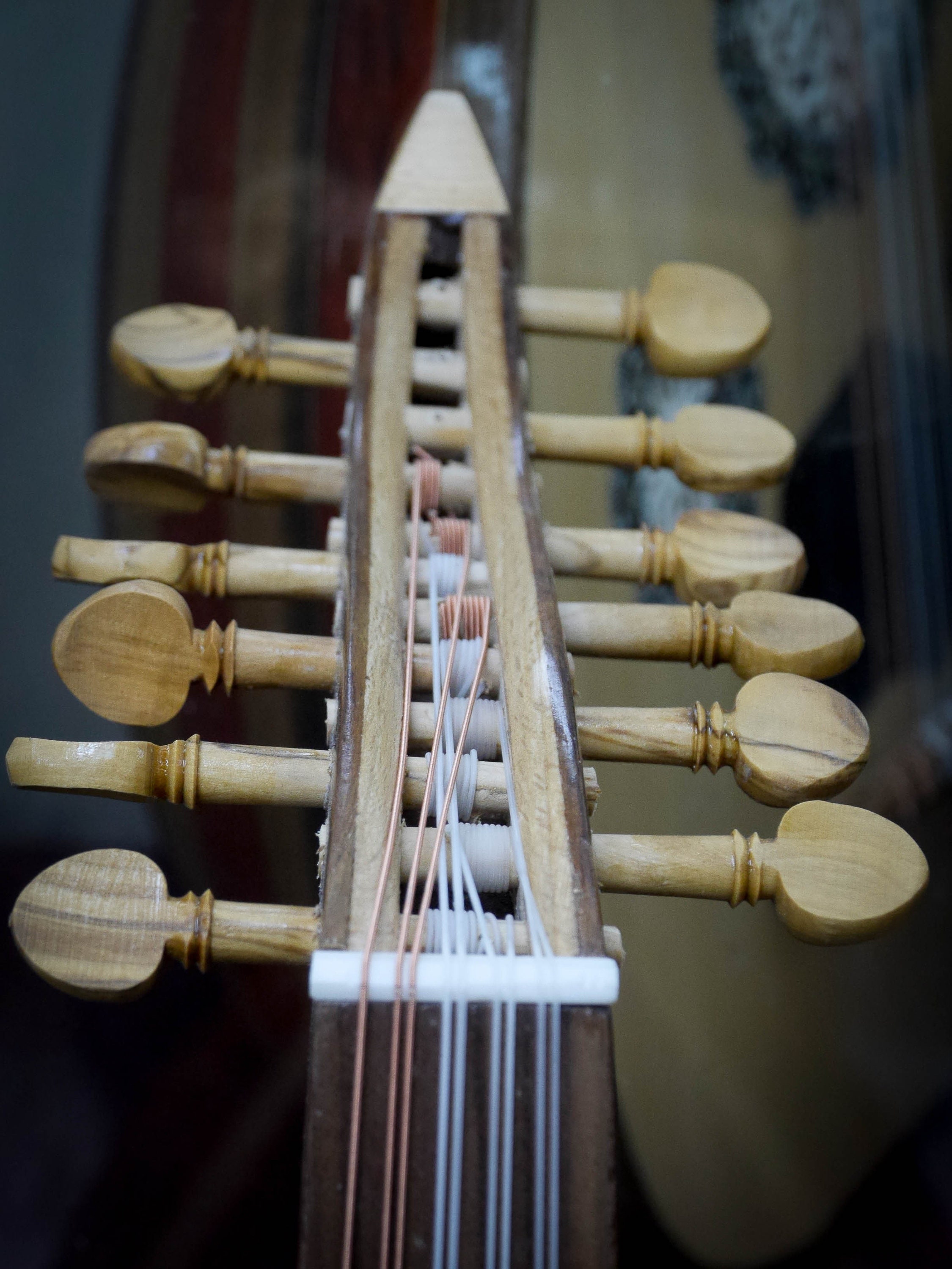 Egyptian lute OUD rose wood coconut wood and Egyptian Etsy