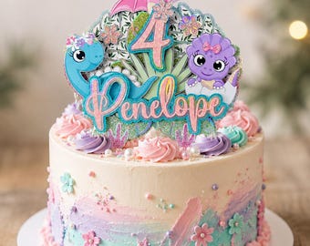 Dino cake topper