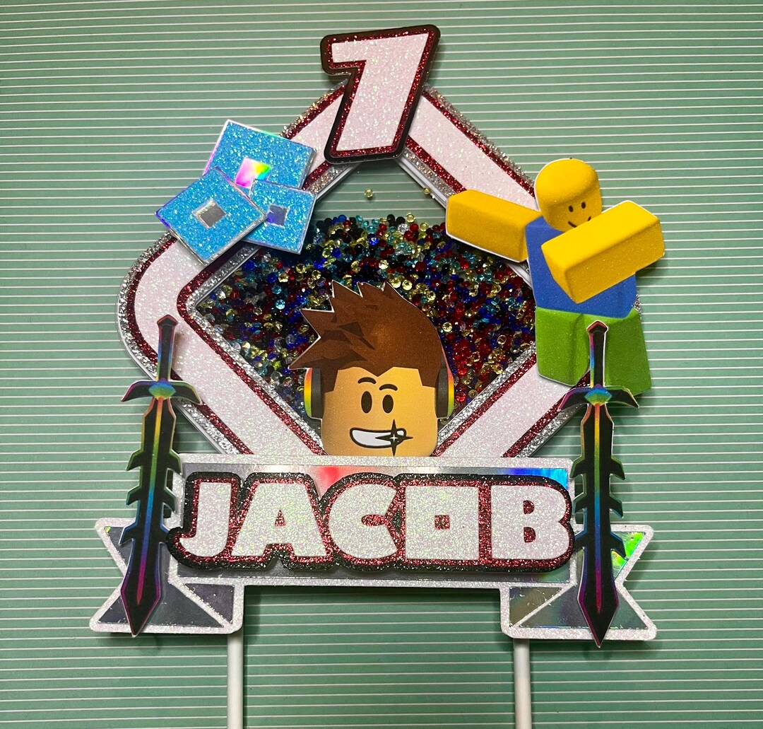 Cublox Cake Topper - Etsy