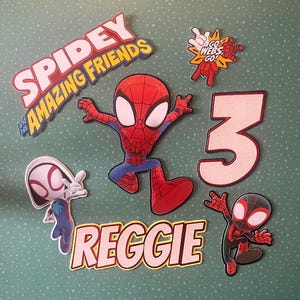 Spidey Cake Topper
