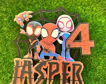 Spider-Man cake topper