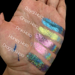 HONEY HOLO. Holographic multishifter pigment pressed image 6