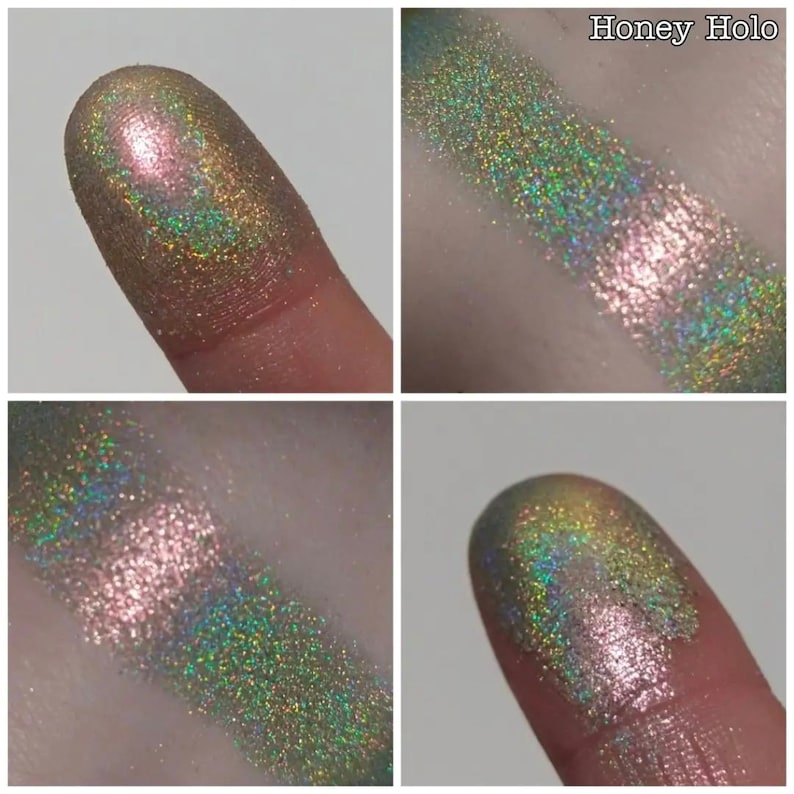 HONEY HOLO. Holographic multishifter pigment pressed image 2