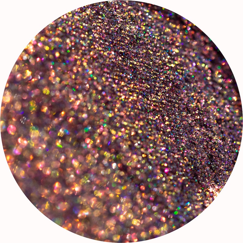 Hellah Holo. Holographic shifting pressed pigment image 1