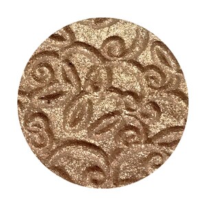 EXOTIC.A Peachy Gold with copper reflects. Duochrome sparkly Highlighter