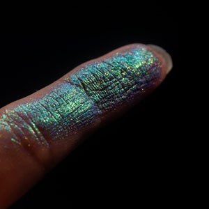 PURRRFECT HOLO. Holographic shifting pressed pigment image 2